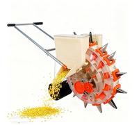 BAOJUHUIKANG 10 Mouths, Rullo seminatrice Manuale da Giardino con profondità di Semina Regolabile, ugelli 6/7/8/10 per pendii e terrazze, Strumento di Semina preciso