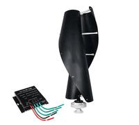 BAOJUHUIKANG 12V, Generatore Eolico Verticale a Piccolo Mulino a Vento 48V, 16000W, Kit Turbina Eolica 12V-220V con Controller IP67 per Casa e Fattoria