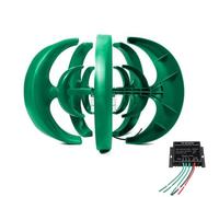 BAOJUHUIKANG 12V, Kit Generatore Eolico Verticale Efficiente e Silenzioso, 5000W 12V/24V/48V 220V Turbina Eolica a ASSE Verticale per Casa e Campeggio (con Controller)