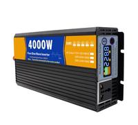 BAOJUHUIKANG 12v to 220v,12V-72V DC a 110V/220V AC Inverter di Potenza per Auto, Pure Sinus Wave Split Phase Inverter 4000W, con 1 Uscita AC e Display LCD per off Grid/Truck/Power off, 12V a 220V