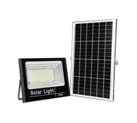 BAOJUHUIKANG 200W, Faretto Solare da Esterno IP66 Impermeabile, con Telecomando LED Faro per Giardino, Strada, Garage Pannello Solare 30W-200W