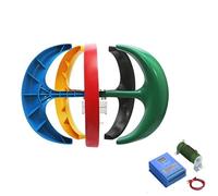 BAOJUHUIKANG 220V, Generatore Eolico a ASSE Verticale da 5000W, Generatore Eolico con velocità del Vento di Avvio di 2M/S, Kit di Turbina Eolica a 5 Pale per Casa e Campeggio