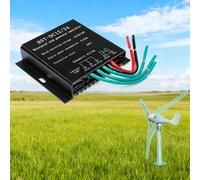 BAOJUHUIKANG 24V, Regolatore di Carica per turbina eolica MPPT 12V 24V 48V Auto Match, Mini regolatore per generatore Eolico con IP67 Impermeabile Adatto per di Turbine eoliche da 5000 W