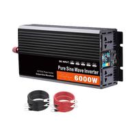 BAOJUHUIKANG 48v to 220v 50hz,Inverter di Potenza per Auto Fase Divisa 6000W con Display LED, Convertitore DC 12V 24V 48V 60V in AC 110V 220V Onde Sinusoidali Pure