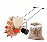 BAOJUHUIKANG 8 Mouths, Seminatrice a Mano con beccucci 6/7/8/10, spaziatura Regolabile per attività agricole, per Giardino, Piccola Azienda agricola e ortaggi (7 beccucci)