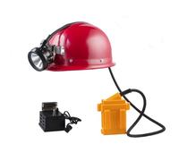 BAOJUHUIKANG Lampada Frontale a LED Super Luminosa per l'attività mineraria - Luce Ricaricabile Impermeabile per Casco, Lampada antideflagrante per minatori sotterranei per gallerie