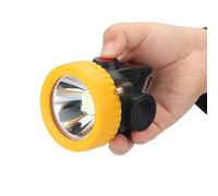 BAOJUHUIKANG Lampada Frontale Portatile Impermeabile antideflagrante per Estrazione mineraria con Casco, Super Luminosa, 1+6 LED, Lampada Frontale per Estrazione mineraria per Lavoro