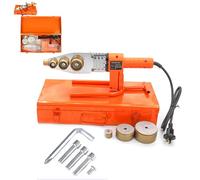 BAOJUHUIKANG Saldatrice per Tubi d'Acqua a Temperatura controllata Digitale 1200W, Portatile, con 3 Teste di Matrice applicabili a Tubi PPR e PE