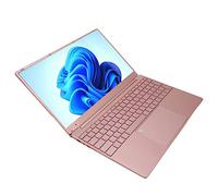 BAOK Impronte Digitali per Laptop 1080P Sblocco 100-240 V Laptop HD da 15,6 Pollici 12 GB di RAM 128 G ROM Batteria in Oro Rosa 7000 MAh con Tastierino Numerico per Windows10 Outdoor