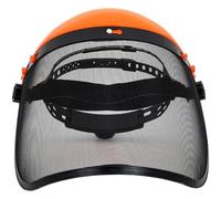 Baokuan Cappello per Casco di Sicurezza per Tagliaerba Giardino in Acciaio Inossidabile con Maschera Protettiva in Integrale per Protezione Forestale del Decespugliatore