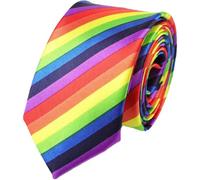 Baokuan Cravatte novità Uomo Cravatte Divertenti Arcobaleno Cravatte alla Moda Regali per Feste Aziendali di Nozze