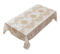 Baokuan Tovaglia Ramadan Mubarak - Tovaglia Rettangolare con Lanterna Eid Gold Moon per Decorazioni E Bomboniere per Feste del Ramadan