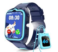 Baolubao 4G Smartwatch per bambini localizzatore GPS+WIFI+LBS confunzione SOS,Video chiamata/ChiamataTelefonica/Chat Vocale/SMS/Sveglia/Modalitàclasse,Telecamera,Giochipuzzle 800mAh Batteria