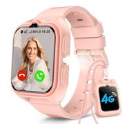 Baolubao 4G Smartwatch per bambini localizzatore GPS+WIFI+LBS confunzione SOS,Video chiamata/ChiamataTelefonica/Chat Vocale/SMS/Sveglia/Modalitàclasse,Telecamera,Giochipuzzle 800mAh Batteria