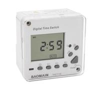 Baomain 220-240VAC Digital LCD elettronico Programmazione Timer Relè Interruttore con CE, THC711A