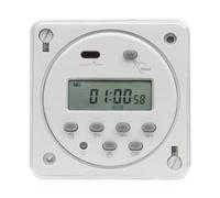 Baomain CN101A 200-250VAC Timer programmabile da 16Amp,SPST, Timer digitale LCD, a relè a tempo Supporto 28 volte Programma giornaliero settimana (CN101A 220V+Cover)