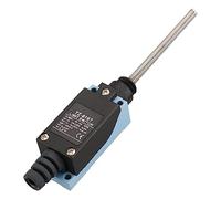 Baomain Interruttore di finecorsa con braccio flessibile a molla (testa rivetto), azionamento momentaneo 1NC+1NO, AC 380V 10A per macchinari industriali e attrezzature CNC, BM-8167, TZ-8167