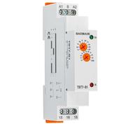 Baomain Relè temporizzatore multifunzione, 16A/AC250V, ritardo ON 1-SPDT, 12-240VAC/DC, montaggio su guida DIN Relè temporizzatore, TBT7-B1