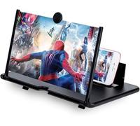 BAONUO Lente ingrandimento smartphone, 18 pollici Ingranditore schermo smartphone 3D HD, anti-luce blu, adatto per la visione di film, anime, per tutti gli smartphone