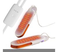 Baoqifong Asciugatrice per scarpe, per scarpe elettriche, design portatile, efficace rimozione degli odori per interni ed esterni, da viaggio, design robusto per uomini, donne, adulti e ragazzi