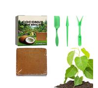 Baoqifong Blocco di Fibra di Cocco | Substrato Organico da Coltivazione con Gusci di Cocco,Naturali Riutilizzabili per Giardinaggio, Accessori Idroponici e Trapianti in Agricoltura Biologica