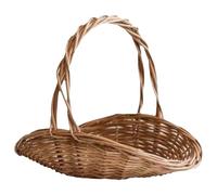 Baoqifong Cesto Da Fioraia | Cesto In E Rattan Con Manico - Accessori Cucina Portaoggetti Grande, Decorazioni per la Casa per Picnic Feste e Matrimoni
