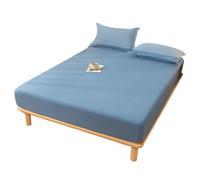 Baoqifong Lenzuolo con Angoli in Algodone Puro, Tessuto Morbido per Letto, Coprimaterasso in Cotone Elastico Completo e Traspirante per Confort Domestico e Sonno