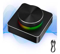 Baoqifong Regolatore Volume Esterno per Computer - Pulsante Regolazione Audio Senza Fili Per Computer | Pulsante Programmable Con Funzione Muto