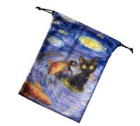 Baoqifong Taglie di tarocchi, tavoloncini, sacchetti di tarocchi,13x18 cm Porta di stoccaggio della borsa corse - Custodia protettiva del mazzo, gioielli che trasportano la custodia per gli