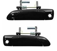 baoquan maniglie delle porte esterne Maniglia esterna per portiera per Civic 2001-2005, 2 pezzi/lotto, set di maniglie esterne anteriori nere LH RH