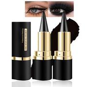 Baorder 2Pcs Gel Eyeliner Pencil Set, Matte Natural Black Eyeliner Cream, impermeabile Smudge Proof, nero Smokey ombretto Palette Stick Crayon, Goth Halloween Makeup
