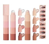 Baorder 8 colori di ombretti in stick opachi e lucidi, morbidi e cremosi, per uno sguardo delicato e brillante; penna per viso e occhi; matita per occhi altamente pigmentata