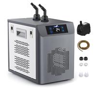 BAOSHISHAN Refrigeratore per acquario, 20 - 26 °C, con touchscreen per serbatoio da 160 litri