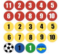 BAOSROY Lavagna Tattica Magneti,24pcs Pedine Magnetiche Calcio,Accessori per Allenatori di Calcio Piccoli Magneti,Magnetici Magneti per Lavagne Strategiche di Calcio Magnet,per Calcio Tattica Tavole