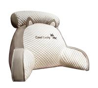 BaoT8YLu Cuscino per lettura del letto, 2 in 1, cuscino per divano con braccioli, comfort ed ergonomia, cuscino a cuneo per divano letto poltrona