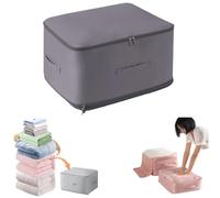 BaoT8YLu Organizer autocomprimente a risparmio di spazio, 2024 nuovo sacchetto a compressione, grande autocomprimente organizzatore portatile per coperte, vestiti, coperte