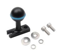 BaotyJie Adattatore per Testa a Sfera, Supporto per Fotocamera Subacquea, Fotografico, Morsetto per Luce Accessoria da 1", per Luce Subacquea
