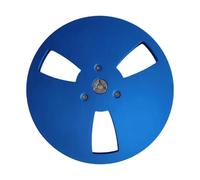 BaotyJie Bobina di Nastro Vuoto da 1/4 7 Pollici, 3 Fori, Accessori universali, Bobina Aperta in Alluminio Leggero, Nastro sonoro, Blu