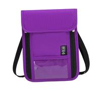 BaotyJie Borsa da collo con blocco, piccola borsa da appendere al collo per spiaggia, shopping, appuntamenti, strada, Viola