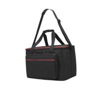 BaotyJie Borsa per altoparlanti, borsa a tracolla con tasca, portatile, custodia da viaggio per caricabatterie, telefono, microfono, accessori, Style B