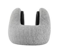 BaotyJie Cuscino da viaggio, supporto per testa e collo, morbido, poggiatesta portatile in memory foam leggero a forma di U per il riposo notturno in treno, in, Grigio