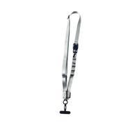 BaotyJie Laccetto per telefono con fibbia decorativa, sgancio rapido, cinturino versatile regolabile con fibbia, cinturino alla moda per telefono, Grigio