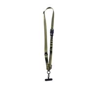 BaotyJie Laccetto per telefono con fibbia decorativa, sgancio rapido, cinturino versatile regolabile con fibbia, cinturino alla moda per telefono, Verde