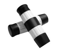 BaotyJie Manopole per facili da installare per manubri da 1 pollice, comode coperture per manubrio, Nero Bianco