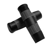 BaotyJie Manopole per facili da installare per manubri da 1 pollice, comode coperture per manubrio, Nero Grigio