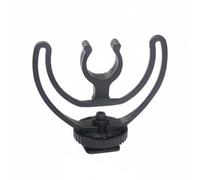 BaotyJie Microfono Clip Supporto Accessorio Camera Antivibrazioni Costruito in PP Adatto a Filmmakers Videografi Produzione Video Creazione Contenuti, Nero