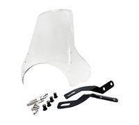 BaotyJie Parabrezza per, Divisore per Zanzariera, Protezione dal, Deflettore Antivento per Carenatura Anteriore, Parabrezza a Onda Grande, Chiaro