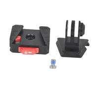 BaotyJie Piastra di Montaggio a Sgancio Rapido con Clip, Filettatura da 1/4 di Pollice, per Professionali, Supporto Stabilizzatore Monopiede, Imposta a