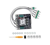 BaotyJie Scheda amplificatore digitale con subwoofer, audio, modulo amplificatore di potenza audio facile da installare 160wx2+220W, chip TDA7498E