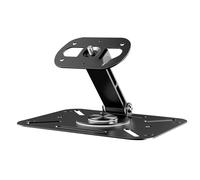 BaotyJie Supporto per proiettore Supporto per proiettore per Rotazione a 360° da Parete Portatile da Tavolo da soffitto con Vite da 1/4" per Soggiorno, Nero